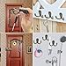 HOVEOX 20 Pcs Double Prong Robe Hook Wall Hook Hat and Jewelry Hooks Rustproof Double Towel/Coat Hanger Hardware Decorative Hook & 40 Pcs Screws & a Free Screwdriver, Bronze