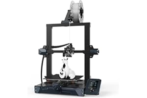 Creality Ender 3 S1 3D Printer with CR Touch Auto Leveling, High Precision Z-axis Double Screw, Removable Build Plate, Beginners Professional FDM 3D Printer 8.66"(L) x 8.66"(W) x 10.63"(H)