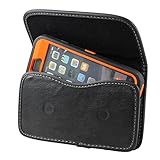 A&BEST® XXL SIZE IPHONE 6 PLUS 5.5 INCH Leather Belt Clip Pouch Case Cover Holster (IPHONE 6 PLUS 5.5