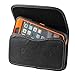XXL Size LG V20 Leather Belt Clip Pouch Case Cover Holster (LG V20 with Otter Box Defender/LIFEPROOF/Extended Battery or Thick Case On)