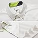 EAGEGOF Men's Shirts Golf Polo Shirt Short Sleeve Tshirts T Tech Moisture-Wicking Breathable Casual White