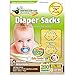 Green'N'Pack Baby Diaper Sacks with Fresh Baby Powder Scent (BPA-Free), 10 Mini Refill Rolls, 200 Count