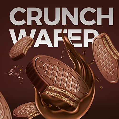 Fiorella Crunch Wafer Cookies Delicious Chocolate Covered Crispy Thin Wafers with Layers of