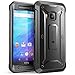 HTC One M9 Case, SUPCASE Full-body Rugged Holster Case with Built-in Screen Protector for HTC One M9 (2015 Release), Unicorn Beetle PRO Series - Retail Package (Black/Black)