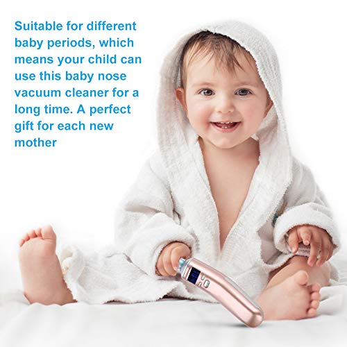 Baby Nasal Aspirator, Electric Nose Vacuum Cleaner for Infants, Newborns and Toddlers Portable