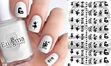 Alice in Wonderland Clear Water-slide Nail Decals (Set of 56)