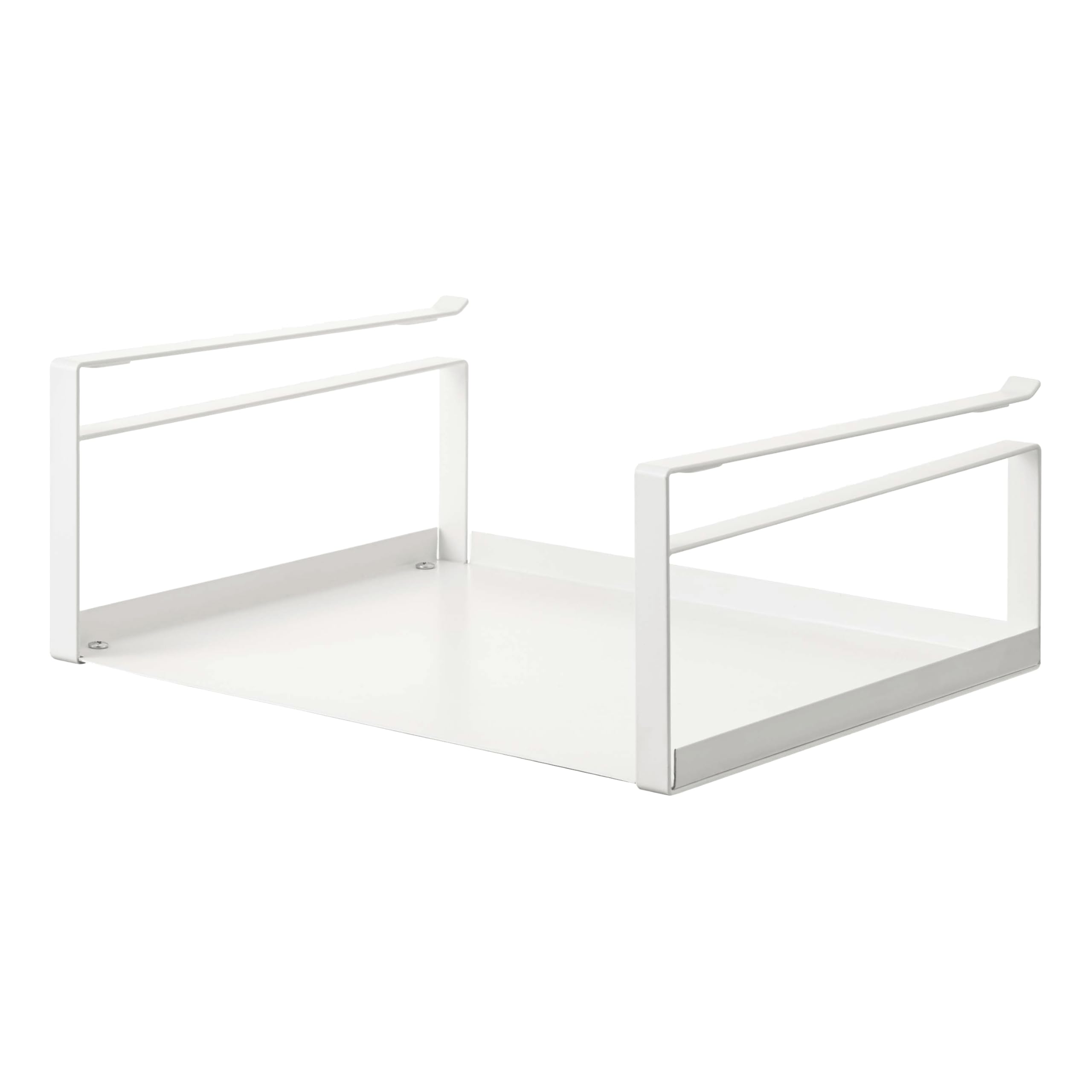 YAMAZAKI 1 tier home 2443 Shelf Storage Rack-Cabinet Organizer, One Size, White