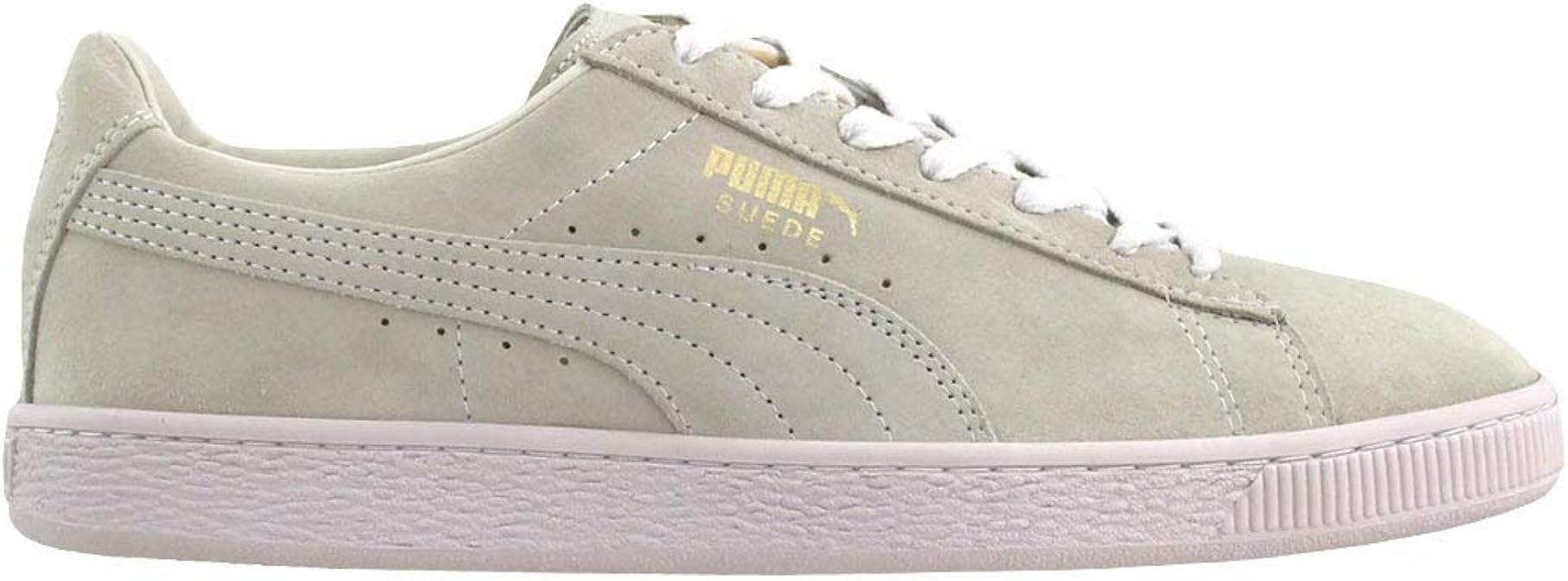 puma suede classic metal badge sneakers
