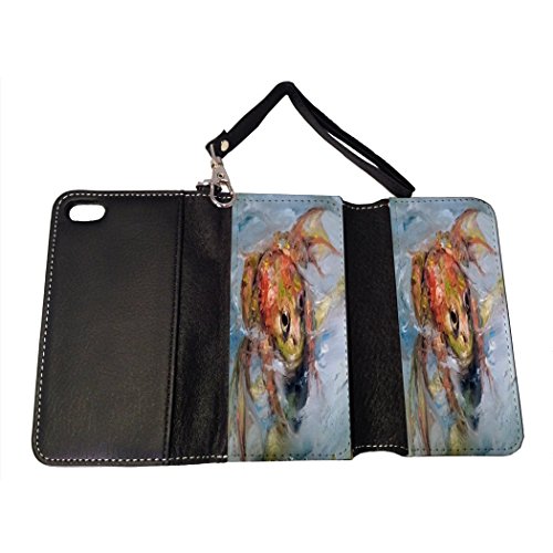 BMC iPhone SE Wallet Handbag Case - Toad Life Painting by Jennifer Payne
