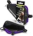 Aduro Sport Bicycle Bike Storage Bag Triangle Saddle Frame Pouch for Cycling (Purple)