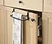mDesign Over the Cabinet Kitchen Dish Towel Bar Rack - 9