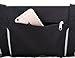 Holly LifePro Waterproof Mesh Beach Bag Toy Tote Bag Large,Lightweight Market Grocery & Picnic Tote with Oversized Pockets,Inside Zippered Pocket,Carry All Organizer Bag Black,Shoulder Bag for Gym
