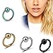 YC_jewelry 16G Surgical Steel Captive Bead Hoop CBR Earrings Belly Lip Eyebrow Nipple Helix Tragus Stud Body Piercing Jewelry
