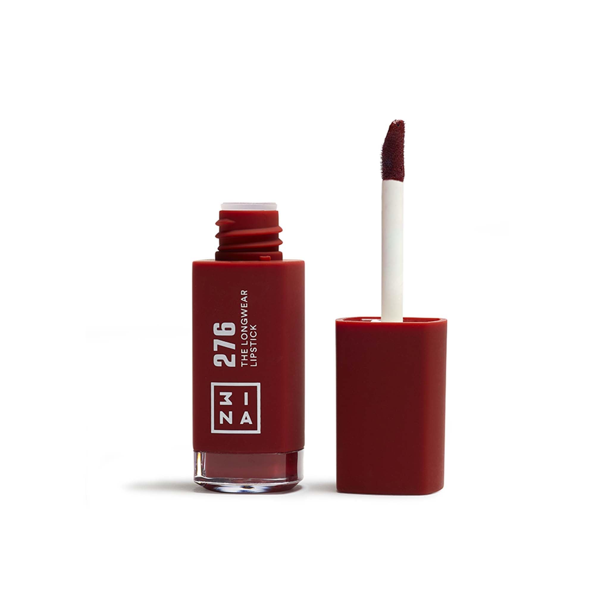 3INA MAKEUP - The Longwear Lipstick 276 - Shiny Brown Long Lasting Lipstick - Matte Liquid Lipstick with Hyaluronic Acid