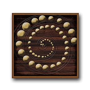 Framed Canvas Wall Art for Living Room, Bedroom Indian Tribe Totem Theme Canvas Prints for Home Decoration Ready to Hang - 16x16 inches
