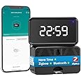 SMATRUL Zigbee Hub Gateway with USB C Port and Time Display, Wireless Smart Home Bridge Hub Supports Bluetooth + Zigbee Multi-Protocol Communication, Compatible with Alexa Google Home