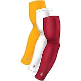 B-Driven Sports Cooling Compression Arm Sleeves UV Protection Cover 3 Pack | Cooling Compression Arm Sleeves With UV Sun Protection And Tattoo Cover-Up Sports And Outdoor Work For Men Women Youth