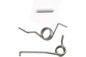 HOUSEDING French Door Refrigerator Spring Compatible with Samsung DA81-01345B DA81-01346A, White Sleeves Pin French Spring RD DA81-01346A Compatible with Models RF267AFWP RF221NCTAS RF268ABPN RF268ABRS, 6 PCS