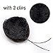 Scrunchy Updo Wavy Straight Hair Bun Drawstring Clip Claw Messy Donut Chignons Synthetic Hairpiece Hair Extension (medium brown-straight)thumb 4
