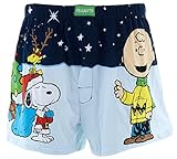 Peanuts Men's Charlie Brown Christmas Cotton Boxer Shorts