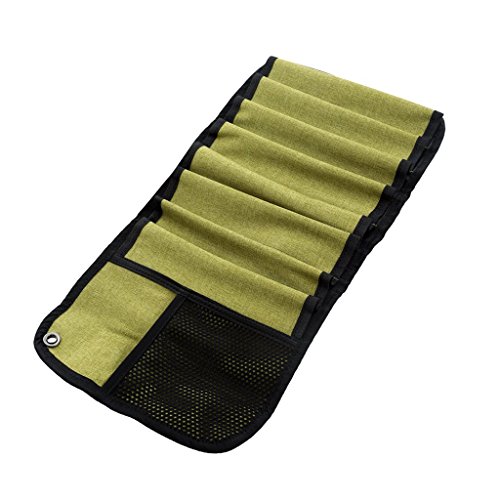image for Yundxi Durable Roll up Bag Screw 8pcs Ice Screws Protection Storage Ca