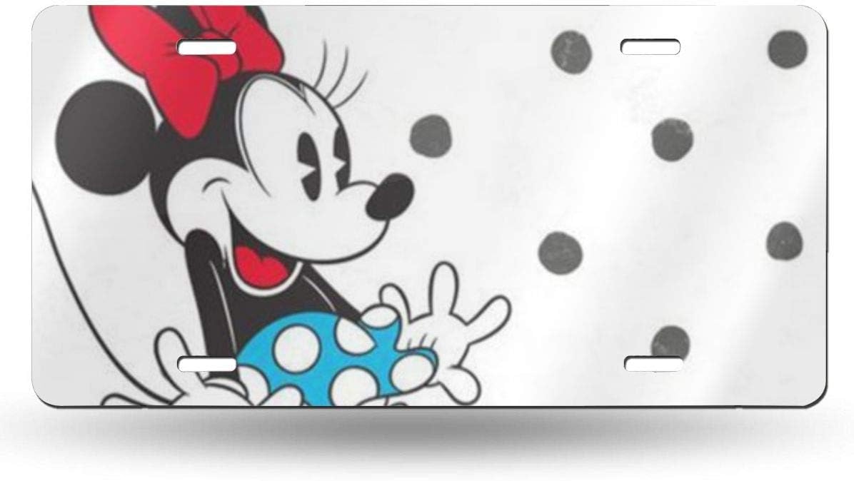 Lbbbb Personalized CustomCute Minnie Mouse License Plate - Stylish