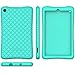Bear Motion Silicone Case for All-New Fire 7 Tablet - Anti Slip Shockproof Light Weight Kids Friendly Protective Case for Fire 7 (ONLY for 9th Generation 2019 Model) - Turquoise