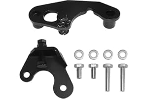 Sandfren Exhaust Manifold Bolt Repair Kit, 2PCS Driver Passenger Exhaust Manifold Bolt Repair Bracket, Auto Maintenance Accessories, Compatible with Newer & 1999 Truck SUV 4.8L 5.3L 6.2L