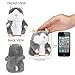 Electronic Mimicry Talking Hamster Toys - Soft Stuffed Pet Mouse Funny Plush Interactive Toy For Kids Toddler Adults Lovers, Speak It Out Game Voice Recorder Toy Best For Birthday, Xmas(Grey)