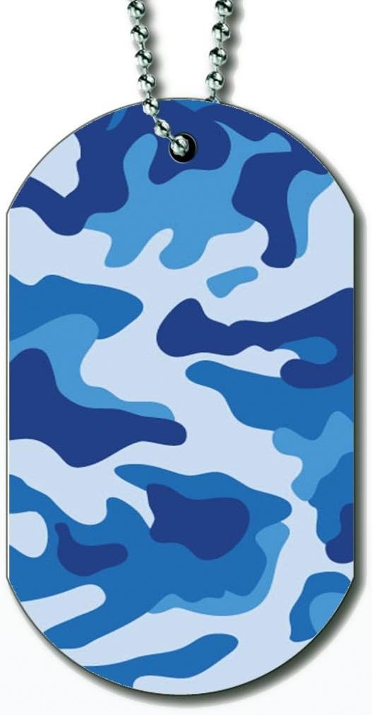 camo dog tag necklace