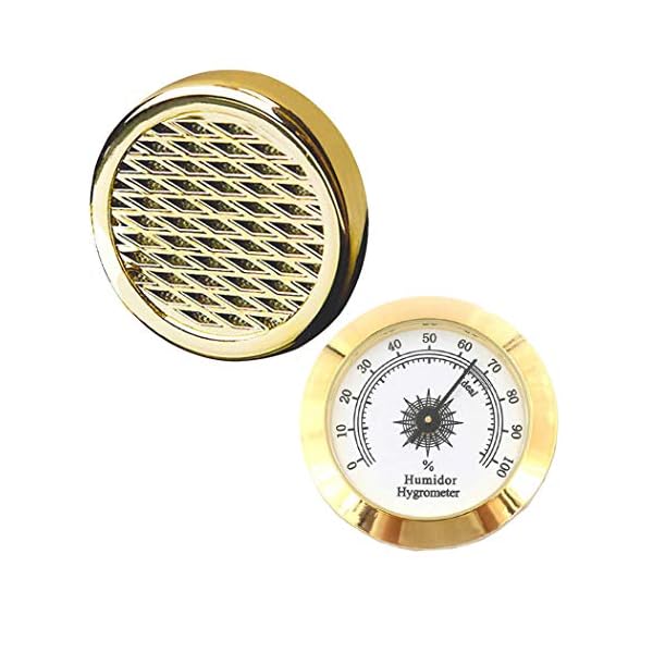 Cigar Hygrometer Cigar Humidifier Precision Round Adjustable Point