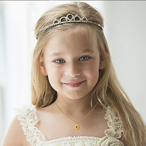 Sunflower Necklace Best Friend Necklace Friendship Necklace Sunflower