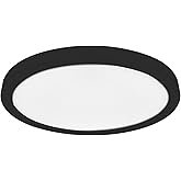 LUXRITE Slim 5 Inch LED Flush Mount Ceiling Light, 12W 800LM, 5CCT 2700K 3000K 3500K 4000K 5000K, Dimmable LED Ceiling Light,