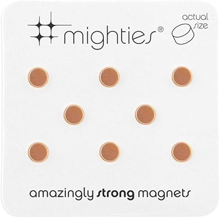 Amazon ネオジム磁石 強力マグネット おしゃれでかわいい Mighties ラウンド コッパー マグネット 文房具 オフィス用品