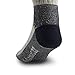Merino Wool Crew Hiking Sock - Moisture Wicking - Denim Heather - Large