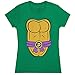 Mad Engine Teenage Mutant Ninja Turtles Costume Green Juniors T-Shirt