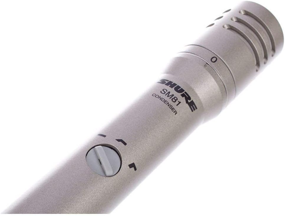 Shure SM81-LC Cardioid Condenser Instrument Microphone (Renewed): Home Audio & Theater