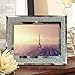 Calenzana 4x6 Picture Frame Sparkle Glass Photo Frames Set for Tabletop, 2 Pack