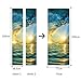 Fymural Door Wall Mural Wallpaper Stickers--Ocean Wave Vinyl Removable 3D Decals 30.3x78.7