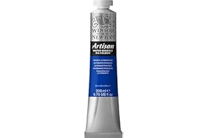 Winsor & Newton 1537263 Artisan Water Mixable Oil Color, 200ml, French Ultramarine