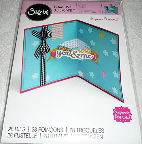 Sizzix Card Die ~ Card with Banners & 3D Drop-ins!!!