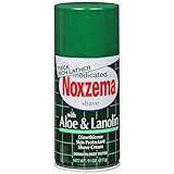 Medicated Shave Cream with Aloe And Lanolin By Noxzema for Men Shave Cream, 11 Ounce
