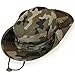 kolumb Unisex Military Boonie Hat- Premium Soft Cotton & Polyester Fabric, Sturdy Stitching Wide Brimmed Mens & Womens Boonie Hat- Top Camo Bucket Hat in Attractive Colors for Sports Fishing Beach ...