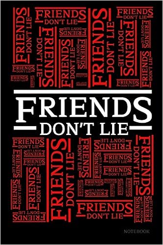 Amazon Com Friends Don T Lie Notebook Stranger Things Quotes