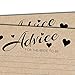 Home Advantage - 4x6 Advice and Wishes for The Bride to Be, Set of 50 (Kraft)