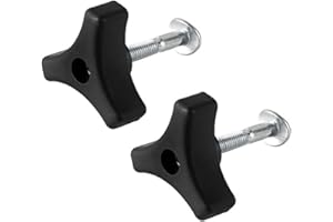 Wmzjnljy 2pcs Triangle Knob Handle Lawn Mower Handle Knob T-Handle Bolts Triangle Handle Knob Nut Screw for for Honda Lawn Mo