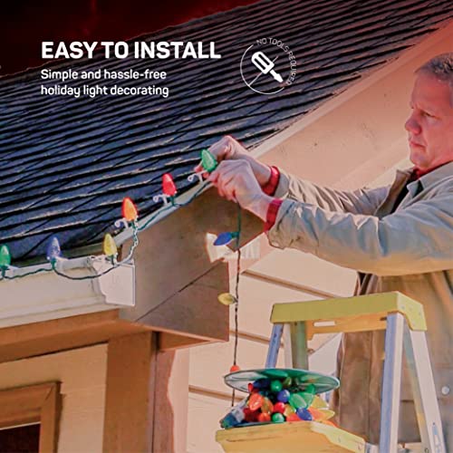 AllPurpose Holiday Light Clips [Set of 400] Christmas Light Clips