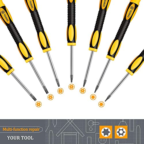 Kingsdun 12Pcs Torx Screwdriver Sets with T3 T4 T5 T6 T7 T8