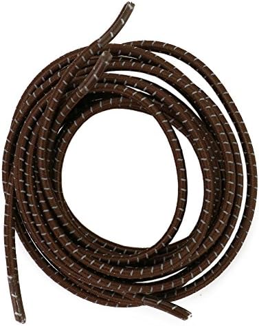 Kineede No Tie Shoelaces Lock Laces for Kids and Adults Coffee Shoelace