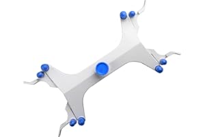 stonylab Aluminum Double Burette Clamp, Adjustable Butterfly Style Spring Loaded Laboratory Accessory